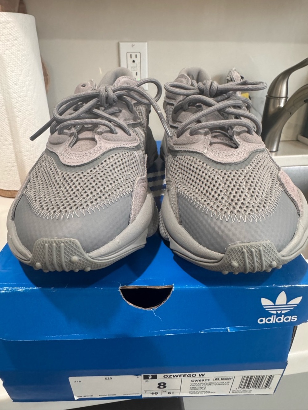 adidas Ozweego W Box Label – Blue and White - Picture 3 of 6
